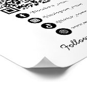 Herstellen einer Verbindung mit QR-Code-Vorlage fü Poster (Ecke)