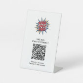 Herstellen einer Verbindung zum QR-Geschäftslogo v Sockelschild (Vorderseite)