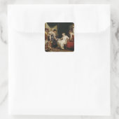 Hersteller der Liebe Quadratischer Aufkleber (Tasche)