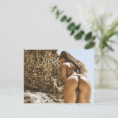 ㋡ ㋛ Hersteller ☻ Hot ! Bikini Model Foto Postcard Postkarte (Stehend Vorderseite)
