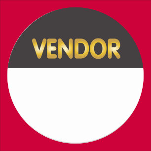 Hersteller-Name-Tag für Kunsthandwerkermarkt oder  Runder Aufkleber