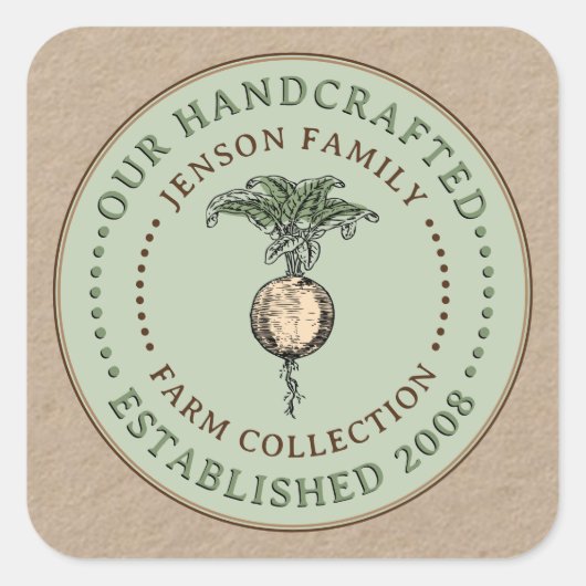 Hersteller von Gütesiegel für Kraft Quadratischer Aufkleber (Vorderseite)