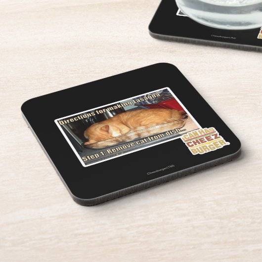 Herstellung der Lasagne Untersetzer (Linke Seite)