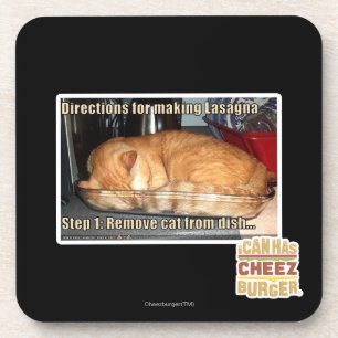 Herstellung der Lasagne Untersetzer