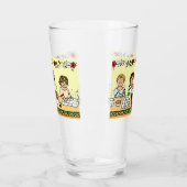 Herstellung der perogies, pyrohy, pierogies, glas (Links)