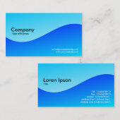 Herstellung der Wellen Visitenkarte (Vorne/Hinten)