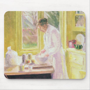 Herstellung des Apfelkuchens Mousepad