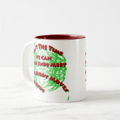 Herstellung des Enden-Treffens Zweifarbige Tasse (Vorderseite Links)