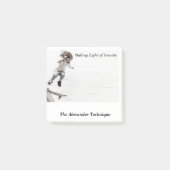 Herstellung des Lichtes von Schwerkraft-Post-It Post-it Klebezettel (Vorderseite)