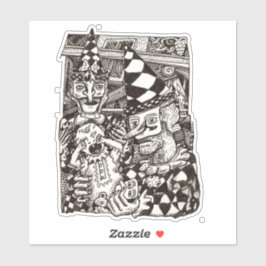 Herstellung des Mannes, von Brian Benson, Vinyl St Aufkleber