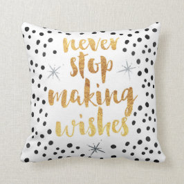 Herstellung des Wunsch-Zitats Kissen