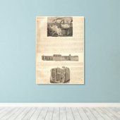 Herstellung, Lager Leinwanddruck (Insitu (Holzboden))