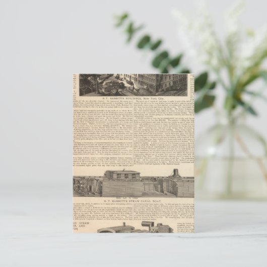 Herstellung, Lager Postkarte (Stehend Vorderseite)