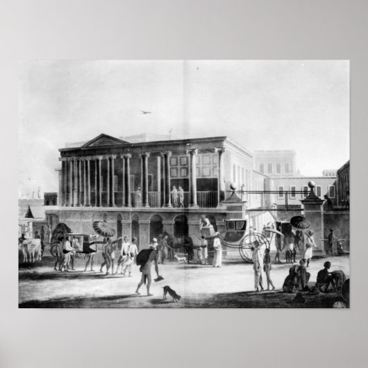 Herstellung und Bazaar, Kalkutta-Haus Poster (Vorne)