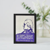 Herstellung und Zurückweisung von Grundrechten Postkarte (Stehend Vorderseite)