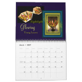 Herstellung von Buntglas-Lampen-Kalender 2013 Kalender (Mär 2027)