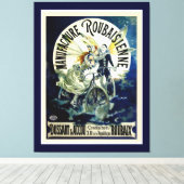 Herstellung von Fahrrädern Roubaisienne Leinwanddruck (Insitu (Holzboden))