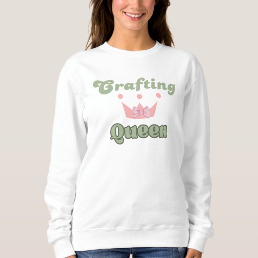 Herstellung von Queen Design Typografie Sweatshirt (Vorderseite)