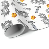 Herstellung von Schleifpapier Geschenkpapier (Rolleneckpunkt)