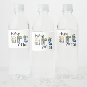 Herstellung von Set für Wasserflaschen Wasserflaschenetikett