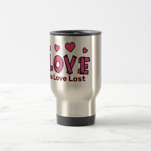 Hert LIEBE Reisebecher (Mittel)