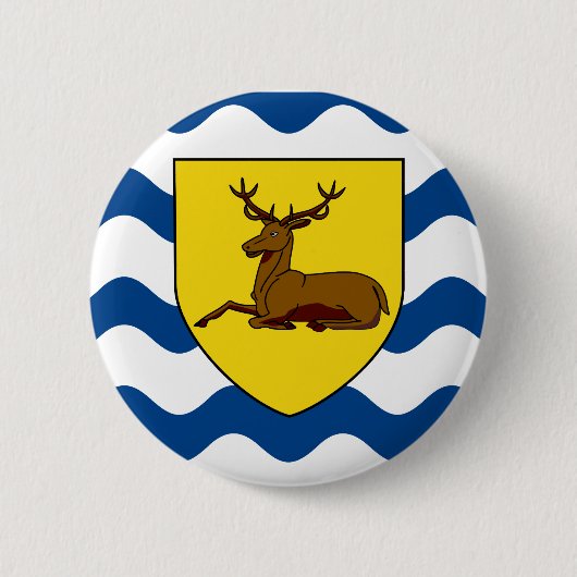 Hertfordshire-Flagge Button (Vorderseite)