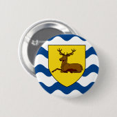 Hertfordshire-Flagge Button (Vorne & Hinten)
