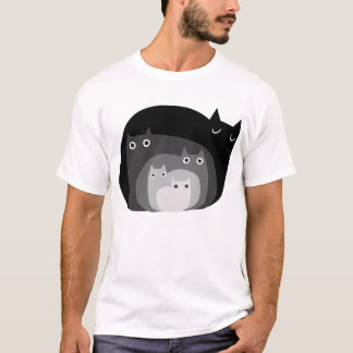 Hertorosexual Cats Funny Black Cats Geschenke T-Shirt