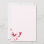 Herts Butterfly Bridal Dusche Einladung (Rückseite)