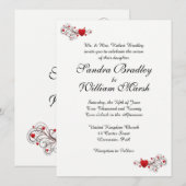 Herts Hochzeitseinladung Einladung (Vorne/Hinten)