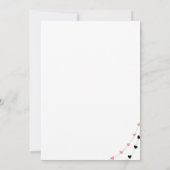 Herts Hochzeitseinladung Einladung (Rückseite)