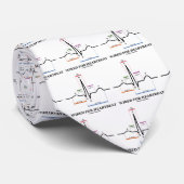 Hertz (EKG/EKG Sinus Rhythm) Krawatte (Gerollt)