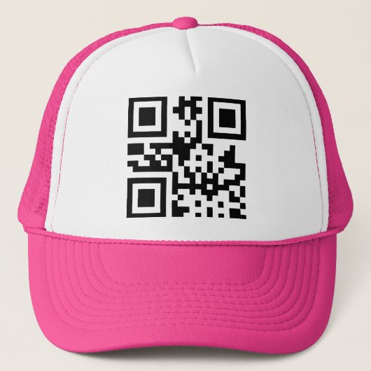 Hertz-Symbol — QR-Code Truckerkappe (Vorderseite)