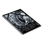 Heruka Buddha no.3 - Tibet, Art in BW (Notebook) Notizblock (Rechte Seite)