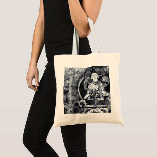Heruka Buddha, Tibet Tote Bag, tibetischer Buddhis Tragetasche (Vorderseite (Produkt))