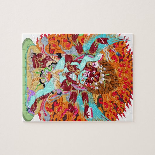 Heruka Buddhist-Gottheit Puzzle (Horizontal)