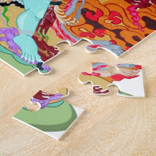 Heruka Buddhist-Gottheit Puzzle (Seite)