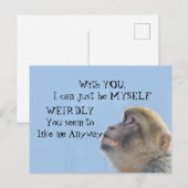 Herumalbern Grußkarte Postkarte (Vorne/Hinten)