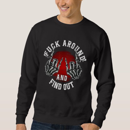 Herumfunkt und herausfinden sweatshirt (Vorderseite)