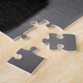 Herumstreichende schwarze Katze Puzzle (Seite)