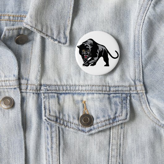 Herumstreichender Panther Button (Beispiel)