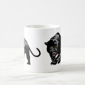 Herumstreichender Panther Kaffeetasse (Mittel)