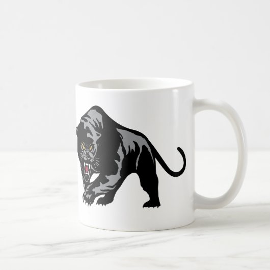 Herumstreichender Panther Kaffeetasse (Rechts)
