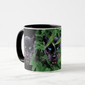 HERUMSTREICHENDER PANTHER TASSE (Vorderseite Links)