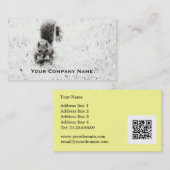 Herumsucheneichhörnchen-Gewohnheits-Visitenkarten Visitenkarte (Vorne/Hinten)