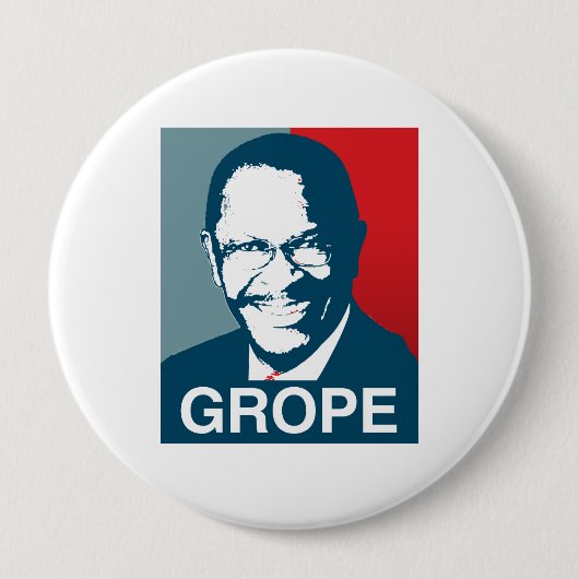 Herumtasten Hermans Kain Button (Vorderseite)