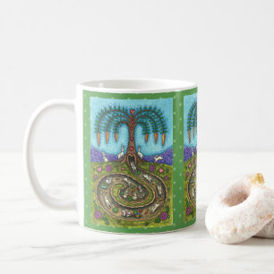 HERUNTER DEM RABBIT-HOLE, CARROT WILLOW BAUM FOLK KAFFEETASSE