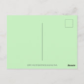 HERUNTER DEM RABBIT-HOLE, CARROT WILLOW BAUM FOLK POSTKARTE (Rückseite)