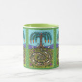 HERUNTER DEM RABBIT-HOLE, CARROT WILLOW BAUM FOLK  TASSE (Zentrum)