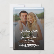 Herunterladbare Einladungs-Karte für moderne Fotos